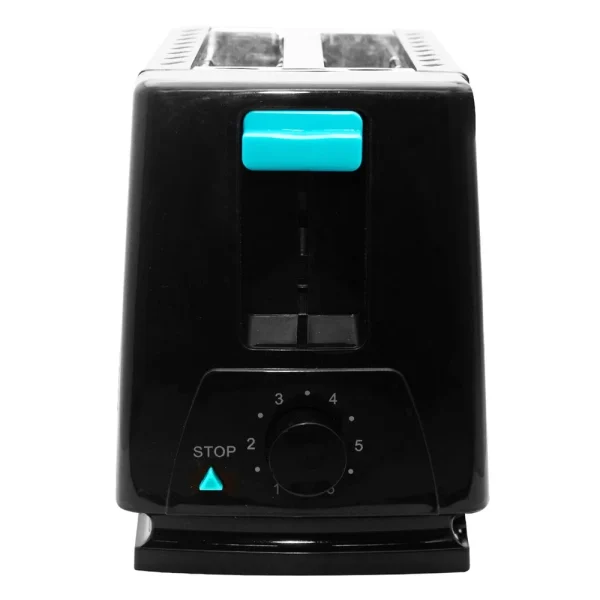 Compact 2-Slice Toaster with 6 Shade Settings Efficient Toasting Power Lightweight Portable Durable Construction Ideal Small - Image 4