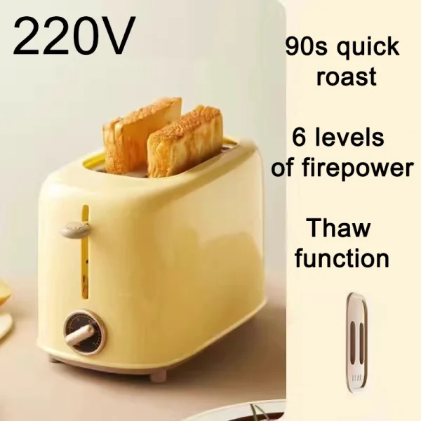Bread Toaster  for sandwiches Waffle maker electric kitchen Double Oven 220V mini Toaster hot air convection for headed bread - Image 10