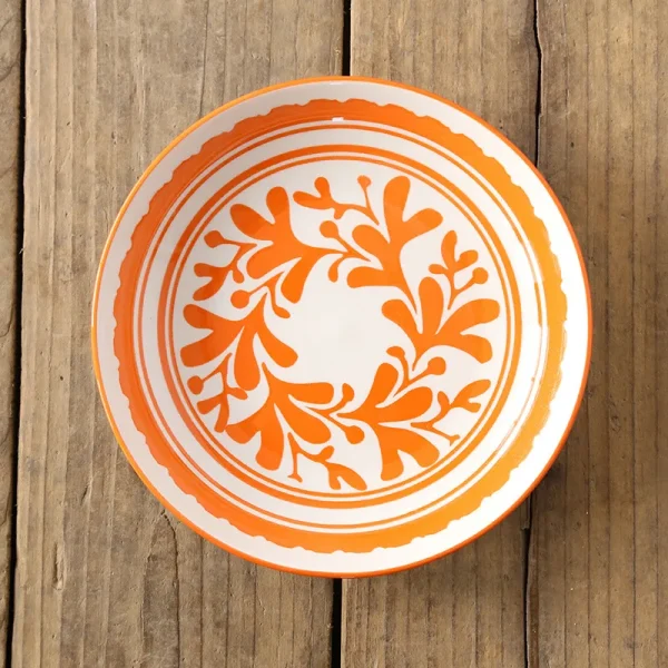 8 inch Plate Creative Nordic-style Color Printing Underglaze Ceramic Tableware Household Round Deep Food Plate Kitchen Supplies - Image 12