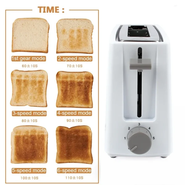 DWMD 110V/220V Stainless Steel Electric Toaster Bread Baking Oven Breakfast Machine Grill Stove Sandwich Maker Heater Warmer US - Image 3