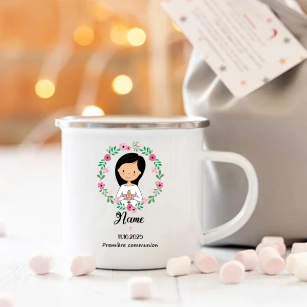 Personalized Kids First Communion Mug Child Communion Drinks Hot Cocoa Cup Coffee Mugs Custom Name Boys Girls Confirmation Gift - Image 13