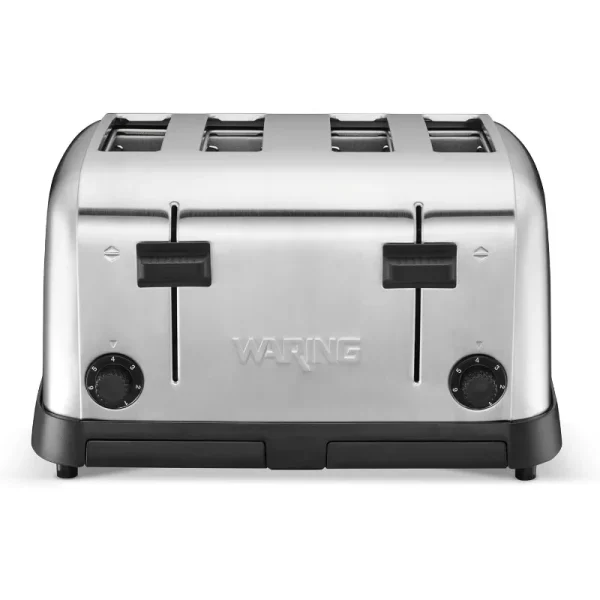 Waring Four-Compartment Pop-Up Toaster, Silver - Image 3