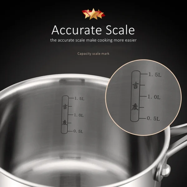 LFGB Certificated 304 Stainless Steel Milk Pot Heat Insulating Hollow Handle Breakfast Pan Mini Oil Boiling Cooker for Kitchen - Image 6