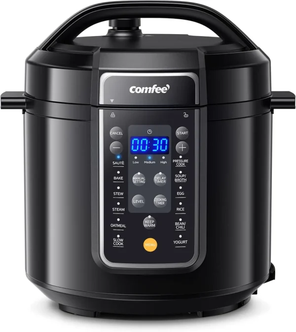 9-in-1 Electric Pressure Cooker, 14 Presets Instant Multi Cooker Olla de Presion Non-Stick Pot Yogurt Maker Rice Cooker Slow Coo