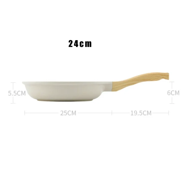 Durable Frying Pan Wok Pan Non-stick Ceramic Pot Induction Gas Stove Universal Cookware Steak Cooking Saucepan Nonstick Pan - Image 8