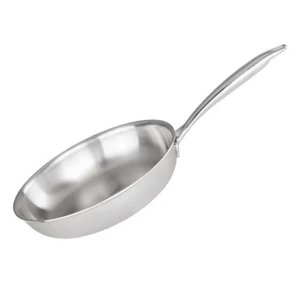 Stainless Steel Frying Pan, NonStick Pan Fried Steak Pot  Uncoated Kitchen Cookware For Gas Stove and Induction Cooker - Image 6