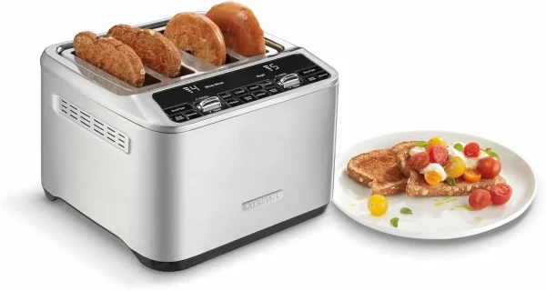 CPT-540 4-Slice Motorized Toaster, Black - Image 3