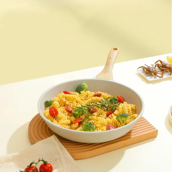 Durable Frying Pan Wok Pan Non-stick Ceramic Pot Induction Gas Stove Universal Cookware Steak Cooking Saucepan Nonstick Pan - Image 2