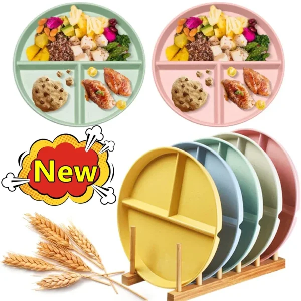 Plate Dish Bariatric Portion Meal Foods Diet Planning Weight Plates Divided Nutrition Loss Lose Serving Snacks Compartment - Image 2