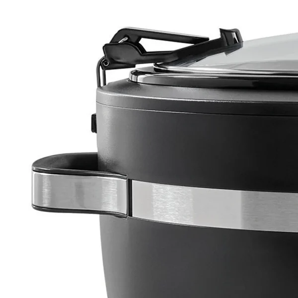 6 Quart Digital Slow Cooker Programmable Timer Insulated Design Automatic Keep Warm Touch Control Easy Carry Handles Dishwasher - Image 6