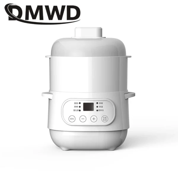 110V/220V Electric Ceramics Slow Cooker Water Stew Soup Porridge Health Pot Eggs Meal Steamer Simmer Baby Food Cooking Machine - Image 9