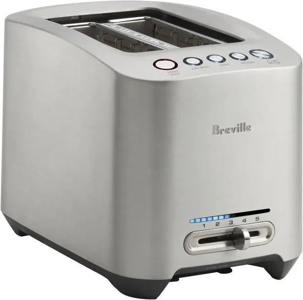 Die-Cast Smart Toaster 2 Slice BTA820XL, Brushed Stainless Steel
