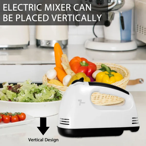 7Speed Electric Mixer Household Multifunctional Food Blender Kitchen Handheld Egg Beater Processor Cream Cake Baking Dough Mixer - Image 5