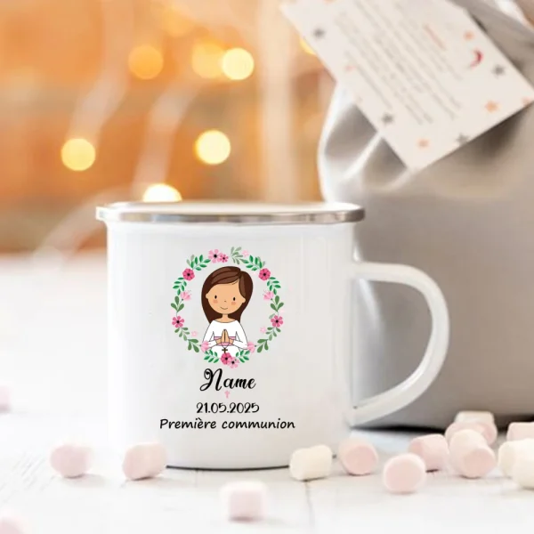 Personalized Kids First Communion Mug Child Communion Drinks Hot Cocoa Cup Coffee Mugs Custom Name Boys Girls Confirmation Gift - Image 8