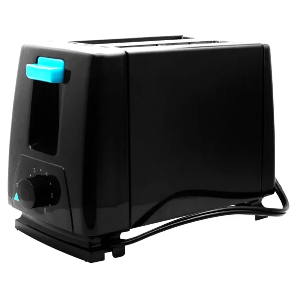 Compact 2-Slice Toaster with 6 Shade Settings Efficient Toasting Power Lightweight Portable Durable Construction Ideal Small - Image 2