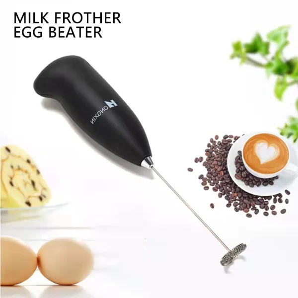 Home Stainless Steel Handheld Electric Blender Egg Whisk Coffee Milk Frother For Frappe Latte Matcha Kitchen Gadgets - Image 6